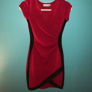 Almost Famous Red Cocktail Dress